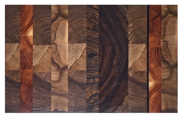 Vesperbrett Teak-Eiche