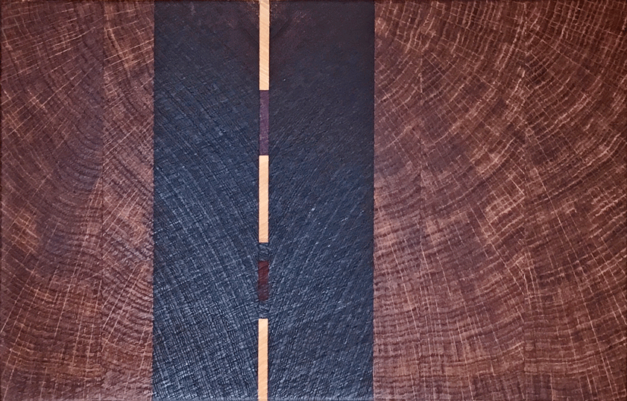 Vesperbrett Kupfereiche-Wenge