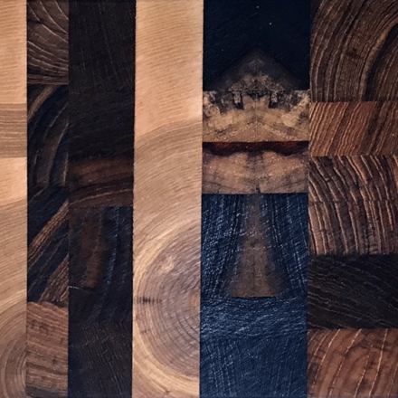 Frühstücksbrett Esche-Teak