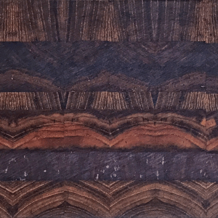 Frühstücksbrett Teak-Wenge